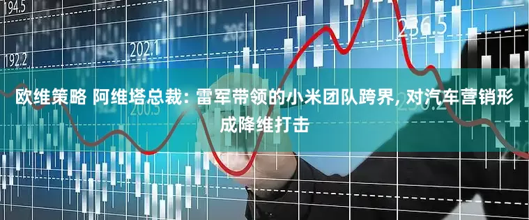 欧维策略 阿维塔总裁: 雷军带领的小米团队跨界, 对汽车营销形成降维打击
