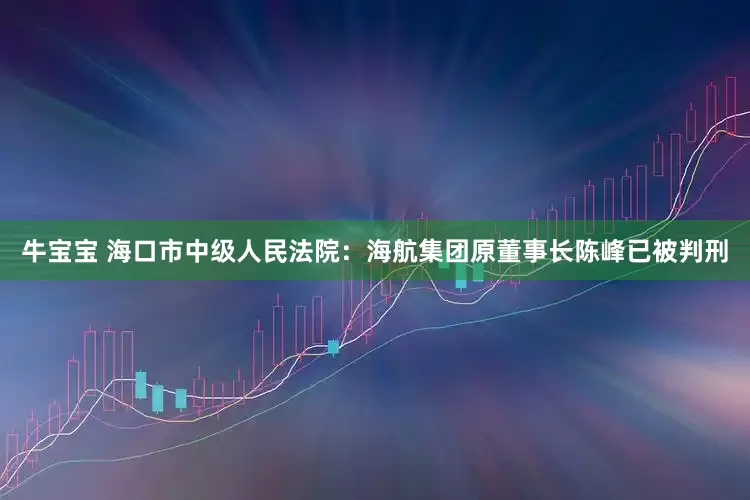 牛宝宝 海口市中级人民法院：海航集团原董事长陈峰已被判刑