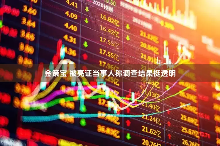 金策宝 被亮证当事人称调查结果挺透明